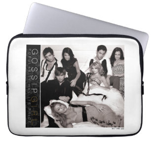 Gossip Girl Black and White Group Graphic Laptop Fodral