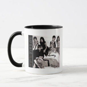 Gossip Girl Black and White Group Graphic Mugg