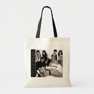 Gossip Girl Black and White Group Graphic Tygkasse
