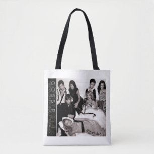 Gossip Girl Black and White Group Graphic Tygkasse