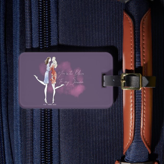 Gossip Girl - du är Blair till min Serena Bagagebricka (Framsida Insitu 4)