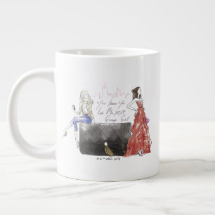 Gossip Girl - Du vet att du Kärlek mig Jumbo Mugg