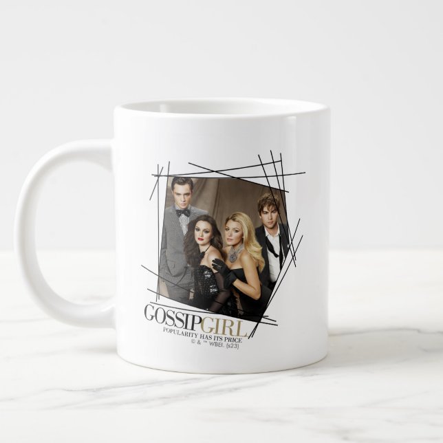 Gossip Girl Glamor Group Graphic Jumbo Mugg (Vänster)