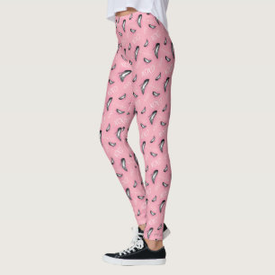 Gossip Girl Högklackars Mönster Leggings