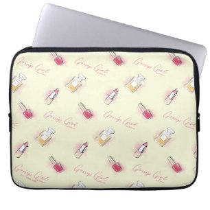 Gossip Girl Lipstick & Parfym Mönster Laptop Fodral