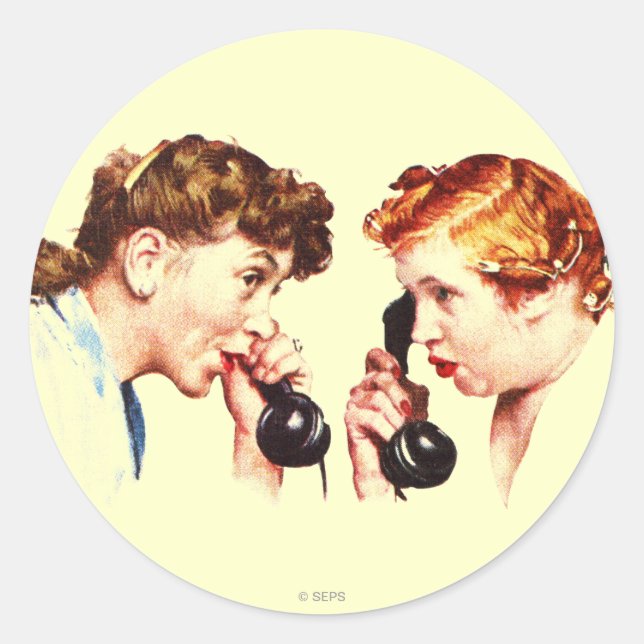 Gossip-kedjan Runt Klistermärke (Framsida)