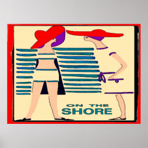 Gossip på Jersey Shore Abstrakt Poster