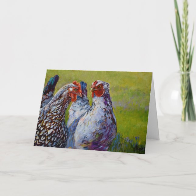 Gossip Timour Chicken Girlkompiskort tomt inuti Kort (Framsida)