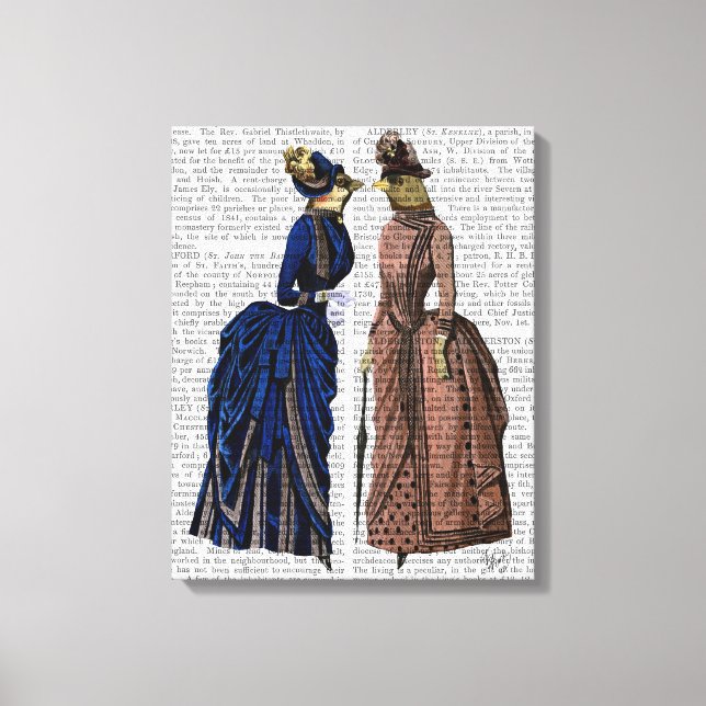 Gossipfåglar Canvastryck (Framsida)