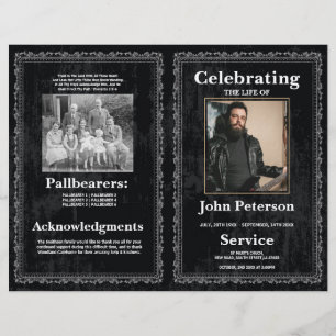 Gossisk design i Sten i gotisk fet ordning Reklamblad
