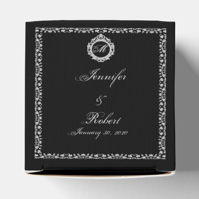 Gossisk Ram-monogramsruta Presentaskar (Överdel)