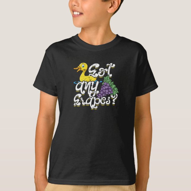 Got any grapes - cute duck t shirt (Framsida)