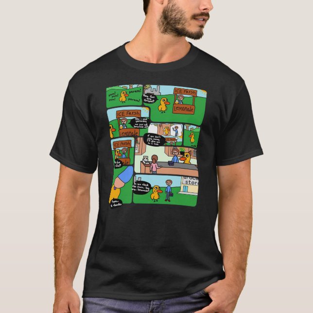 Got Any Grapes - The Duck Song T Shirt (Framsida)