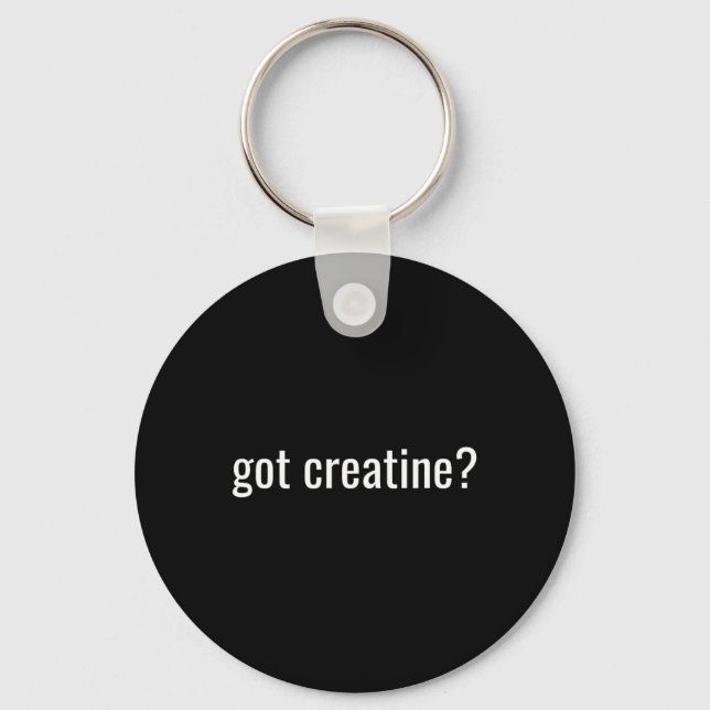 Got Creatine Funny Creatine Bodybuilding  Nyckelring (Framsida)