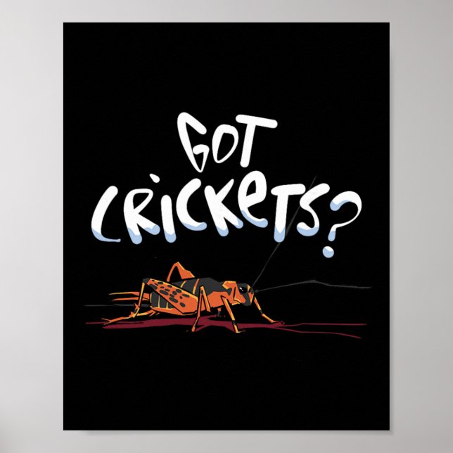 Got Crickets - Insects Protein Superfood Lover  Poster (Framsidan)