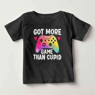 Got More Game Than Cupid Valentine-dags datorspel T Shirt