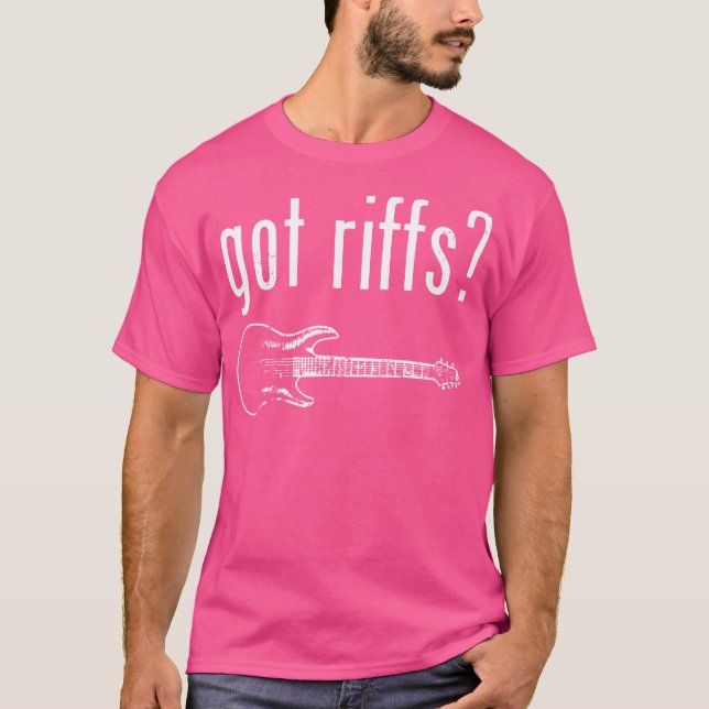 Got Riffs Gitarr T Shirt (Framsida)