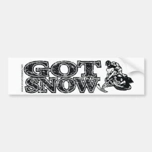 GOT-SNOW-BLACK-BUMPER BILDEKAL