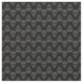 GOT Svart grått halloween grått skelett Tyg