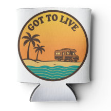 Got To Live Retro Sunset Burkkylare - RV Camping G