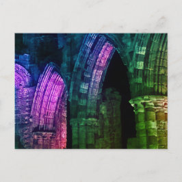 Gota arches gamla förstörda Whitby abbey Vykort