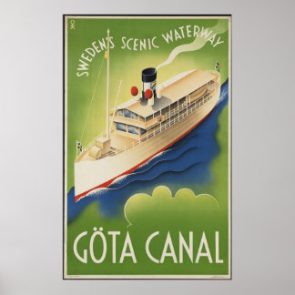 Gota Canal Sverige Poster