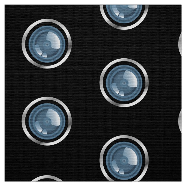 Gotcha! Camera Lens Fabric Tyg (Provkarta)