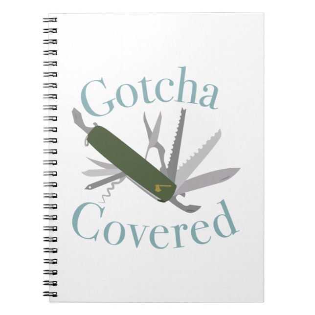 Gotcha Covered Anteckningsbok (Framsidan)