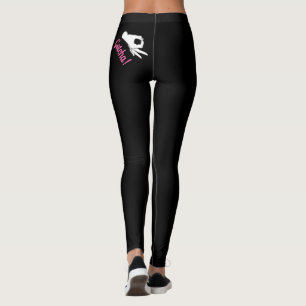 Gotcha Game Black Leggings Gömmer under Shirt Fla