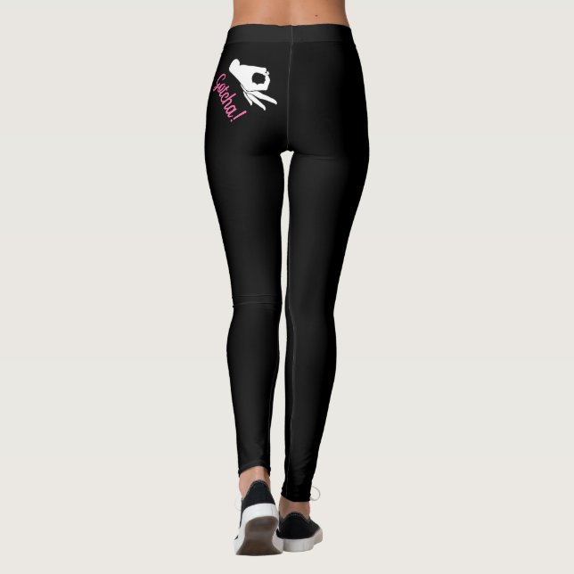 Gotcha Game Black Leggings Gömmer under Shirt Flas (Baksida)
