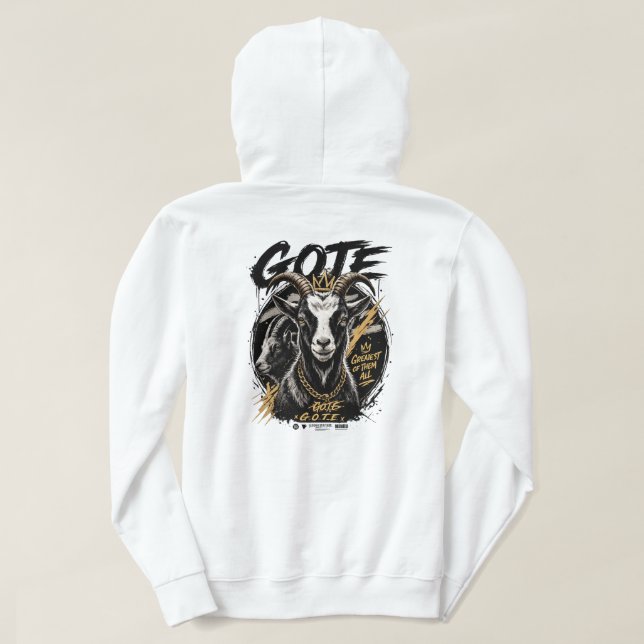 GOTE Get Hoodie – Minimal Streetwear-logotyp (Design baksida)