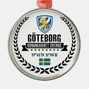 Göteborg Julgransprydnad Metall