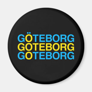 GOTEBORG Svenska Flagga Magnet