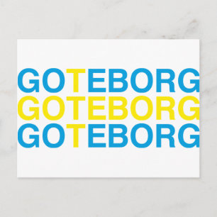 GOTEBORG Svenska Flagga Vykort