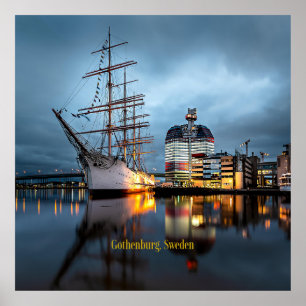 Göteborg, Sverige hamn Poster