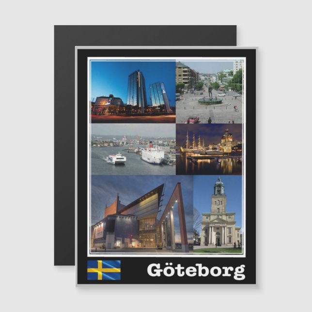 Göteborg - Sverige - Mosaic - (Fram/baksida)
