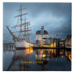 Göteborg, Sverige på natten Kakelplatta<br><div class="desc">Göteborg,  Sverige på natten.</div>