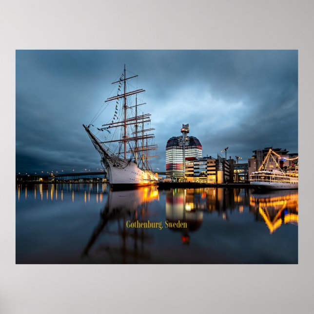Göteborg, Sverigens hamn Poster (Framsidan)