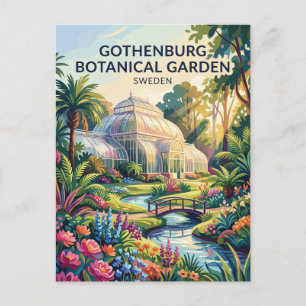 Göteborgs botaniska trädgård Sverige Vykort