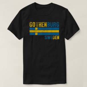 Göteborgs Sverige Flagga Svenska Manar Womens Kids T Shirt