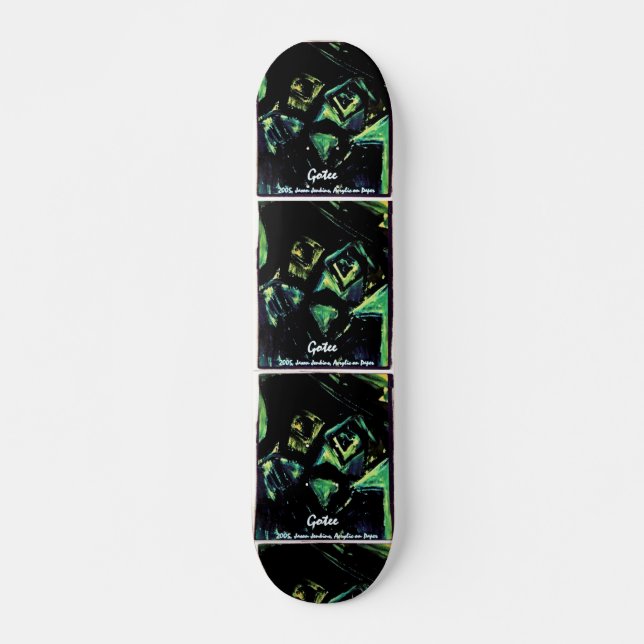 GOTEE MINI SKATEBOARD BRÄDA 18,5 CM (Framsida)