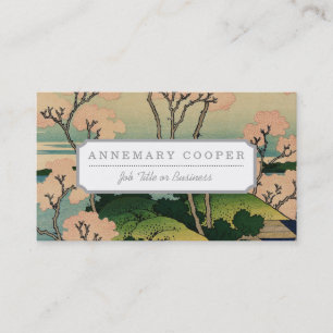 Goten-yama backe, Shinagawa på Tōkaidō.en Visitkort