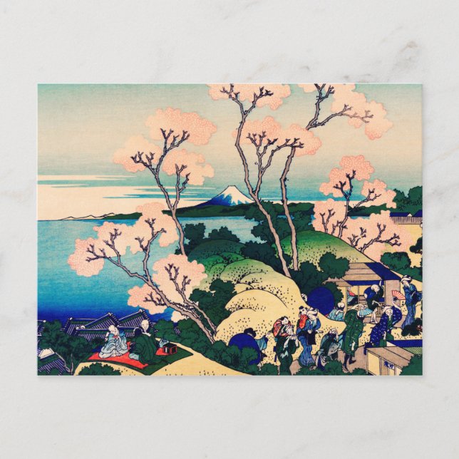 Goten-Yama Backe, Shinagawa på Tokaido japanska Vykort (Framsida)