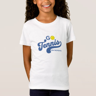 GoTennis in Blue Girls' T-Shirt