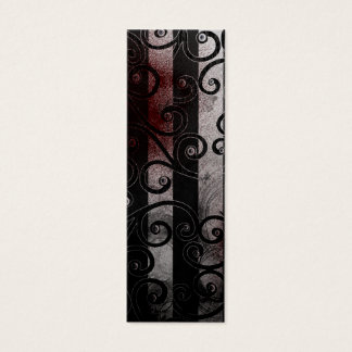 gotetiskt bokmärke för ögonboll litet visitkort