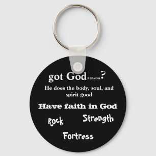gotGod316.com Knappnyckelkedja Nyckelring