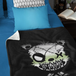 Goth Agender Pride Flagga Färgad Bear