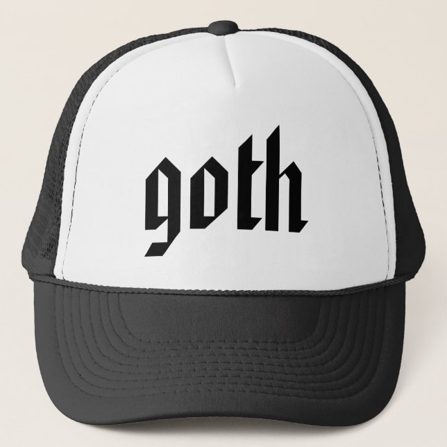 Goth - Anarchy - Truckerkeps (Framsida)