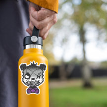 Goth Asexuellt Pride Flagga Färgad Bear