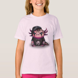 Goth Axolotl T-Shirt för barn